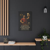 Load image into Gallery viewer, Fortuna Cervisiam Adiuvat | Fortune Favors the Beer | InnerForge Discipline Canvas Print