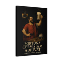 Load image into Gallery viewer, Fortuna Cervisiam Adiuvat | Fortune Favors the Beer | InnerForge Discipline Canvas Print