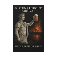 Load image into Gallery viewer, Fortuna Ebriolos Adiuvat | Fortune Favors the Buzzed | Alexander’s Toast | Twisted Stoic Canvas Print
