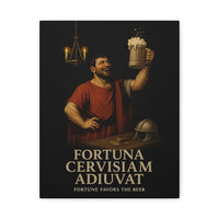 Load image into Gallery viewer, Fortuna Cervisiam Adiuvat | Fortune Favors the Beer | InnerForge Discipline Canvas Print