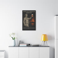 Load image into Gallery viewer, Fortuna Ebriolos Adiuvat | Fortune Favors the Buzzed | Alexander’s Toast | Twisted Stoic Canvas Print