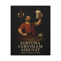 Load image into Gallery viewer, Fortuna Cervisiam Adiuvat | Fortune Favors the Beer | InnerForge Discipline Canvas Print