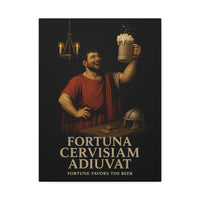 Load image into Gallery viewer, Fortuna Cervisiam Adiuvat | Fortune Favors the Beer | InnerForge Discipline Canvas Print