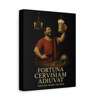 Load image into Gallery viewer, Fortuna Cervisiam Adiuvat | Fortune Favors the Beer | InnerForge Discipline Canvas Print