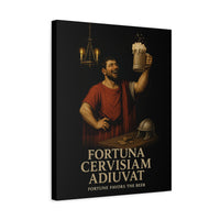 Load image into Gallery viewer, Fortuna Cervisiam Adiuvat | Fortune Favors the Beer | InnerForge Discipline Canvas Print