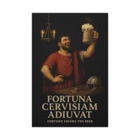 Load image into Gallery viewer, Fortuna Cervisiam Adiuvat | Fortune Favors the Beer | InnerForge Discipline Canvas Print