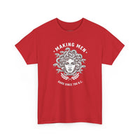 Load image into Gallery viewer, Making Men Hard Since 700 B.C. | Medusa Humor Graphic Tee | InnerForge Twisted Stoic Collection
