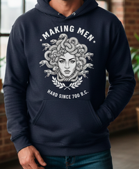 Load image into Gallery viewer, Making Men Hard Since 700 B.C. | Medusa Humor Graphic Hoodie | Twisted Stoic Collection
