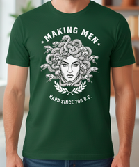 Load image into Gallery viewer, Making Men Hard Since 700 B.C. | Medusa Humor Graphic Tee | InnerForge Twisted Stoic Collection
