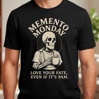 Load image into Gallery viewer, Memento Monday | Humor Meets Stoic Realism Graphic Tee | InnerForge Discipline Apparel