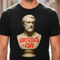 Load image into Gallery viewer, Virtuous-ish | The Art of Honest Imperfection Graphic Tee | Twisted Stoic Collection