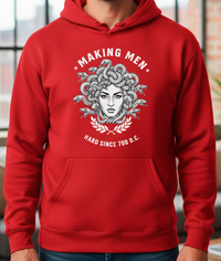 Load image into Gallery viewer, Making Men Hard Since 700 B.C. | Medusa Humor Graphic Hoodie | Twisted Stoic Collection