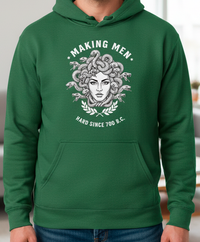 Load image into Gallery viewer, Making Men Hard Since 700 B.C. | Medusa Humor Graphic Hoodie | Twisted Stoic Collection