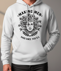 Load image into Gallery viewer, Making Men Hard Since 700 B.C. | Medusa Humor Graphic Hoodie | Twisted Stoic Collection